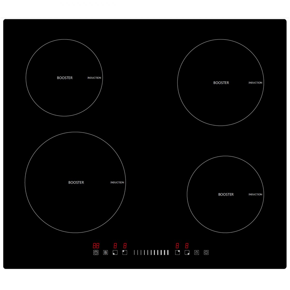 MyAppliances REF29212 60cm Black Eco Boost Induction Hob 13 AMP Plug Fitted eBay