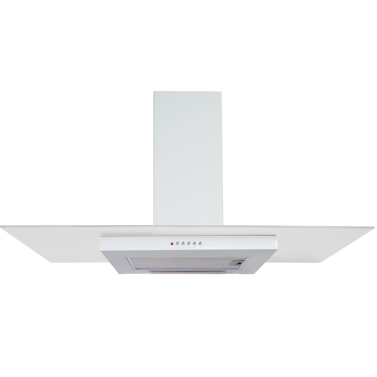MyAppliances ART11415 100cm Flat Glass Chimney Cooker Hood Extractor Fan White | eBay