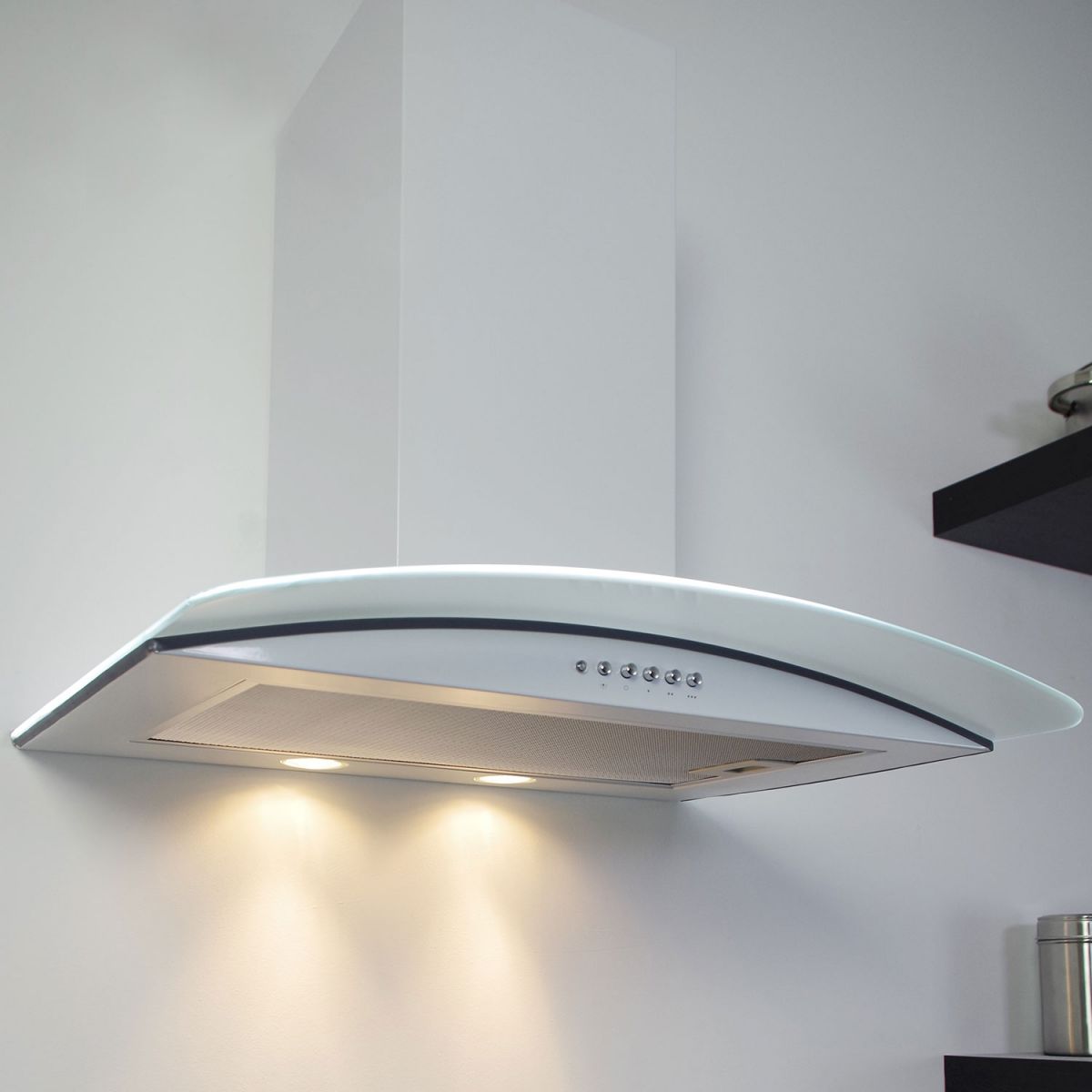 white extractor hood 60cm