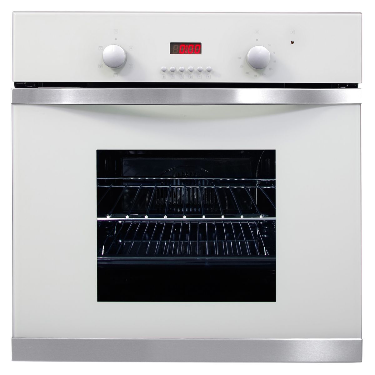 MyAppliances REF28703 60cm White Glass Builtin Single Electric True