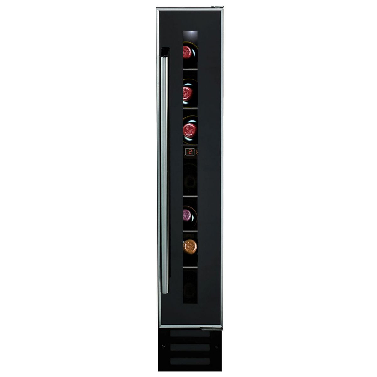 MyAppliances REF29604 150mm Wine Cooler / Chiller Stunning Black Glass + S/Steel eBay